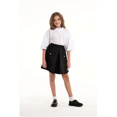 Черная школьная юбка, модель 0346