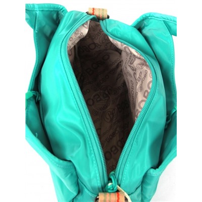 Сумка женская текстиль BoBo-1840,  3отд,  плечевой ремень,  зеленый 261949