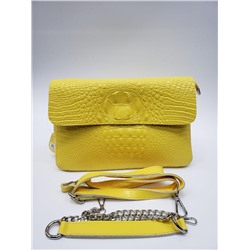 Женская сумка Kleo Piton. Ярко-желтый