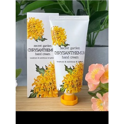 Jigott/ Крем для рук с экстрактом хризантемы Jigott Secret Garden Chrysanthemum Hand Cream 100 мл.