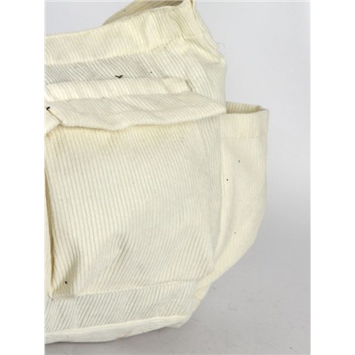 Сумка женская текстиль JN-225-675,  1отдел,  плечевой ремень,  белый вельвет 261793