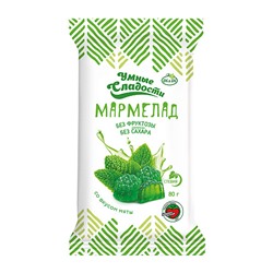 Мармелад желейно-формовой со стевией со вкусом мяты