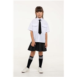 Черная юбка-шорты для девочки, модель 0423