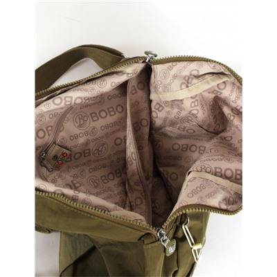 Рюкзак жен текстиль BoBo-1311  (дорожный),  1отд. 1внеш,  5внут/карм,  олива 261671