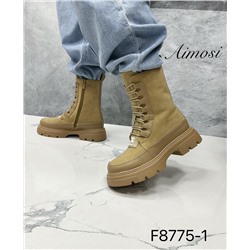 Женские ботинки ЗИМА F8775-1 бежевые