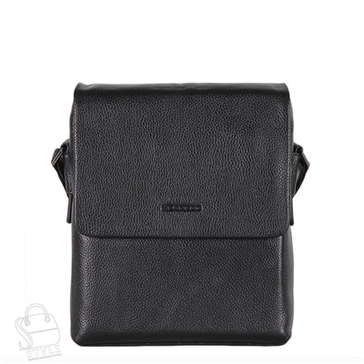 Сумка мужская кожаная 1086-2H black Heanbag