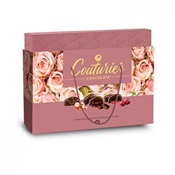 Набор конфет Нежные розы 320г/Шоколадный Кутюрье