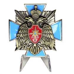 Крест МЧС России на подставке, – красивая награда для коллекции №329 (633)