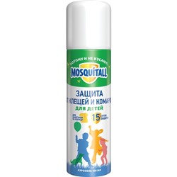 Аэрозоль "Mosquitall", от клещей и комаров, для детей,  150 мл