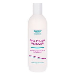 Domix Green Professional Средство для снятия всех видов лака с ацетоном / Nail Polish Remover with Acetone, 500 мл