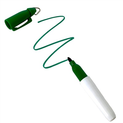 Маркер для аптечки (4 шт, зелёный), - для фиксирования времени наложения жгута (турникета) при ранениях