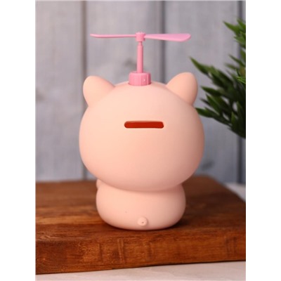 Kопилка - ночник «Baby pig fan», pink