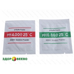 Концентраты буферного раствора для калибровки pH-метров: 4.00 pH и 6.86 pH
