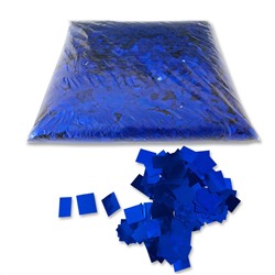 Конфетти металлизированное 6 х 6 мм (синее)