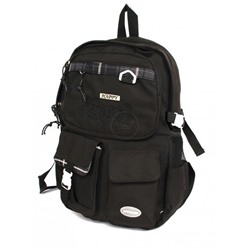 Рюкзак жен текстиль MC-9307,  1отд,  6внеш+3внут/карм,  черный 262188