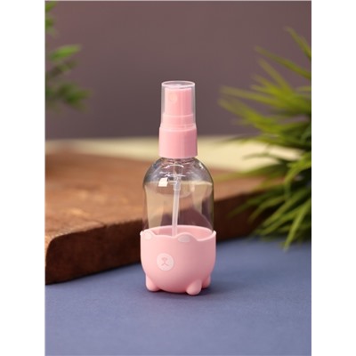 Дорожная бутылочка "Bear", pink (60 ml)