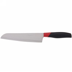 Нож кухонный 16,5см красно-черная ручка SHUANG DEER