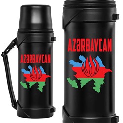 Термос с принтом "Азербайджан", – специально для патритов №65