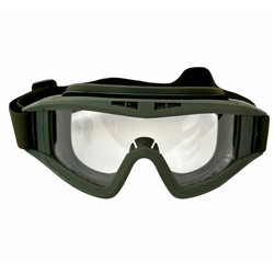 Тактические очки защитные BP-1062 олива, с прозрачным стеклом. №201