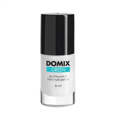 Domix Green Professional Лак для ногтей, белый френч, 6 мл