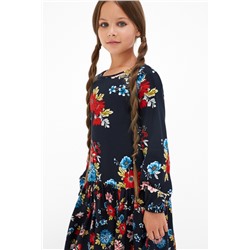 20210200269 Платье детское для девочек Kruse, темно-синий