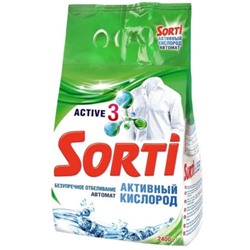 Стиральный порошок автомат Sorti (Сорти) Активный кислород, 2400 г