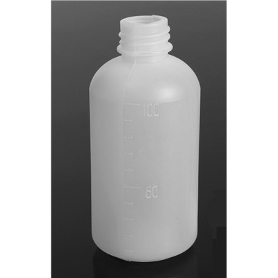Флакон, бутылка для антисептиков и других косметических и медицинских жидкостей с крышкой дозатором 100 мл