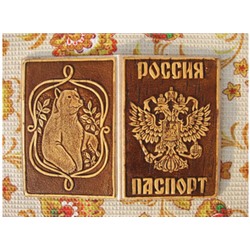 Обложка для паспорта "Медведь" Арт.114052