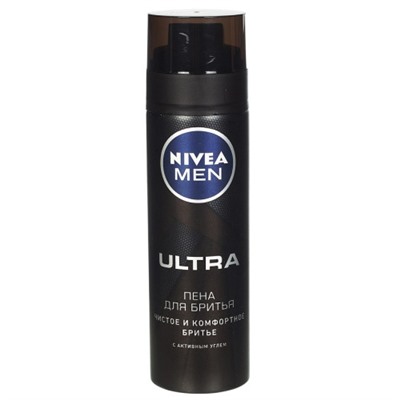 Пена для бритья Nivea Men Ultra, 200 мл