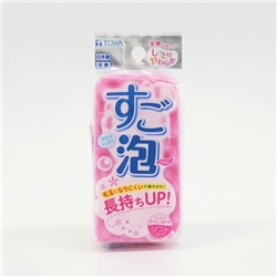 Губка для мытья посуды с твердым покрытием (розовая) Sugoawa, Towa