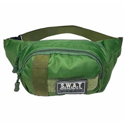 Водонепроницаемая сумка на пояс SWAT (олива), - Крепится на поясе регулируемым ремнем с застежкой фастекс.№22