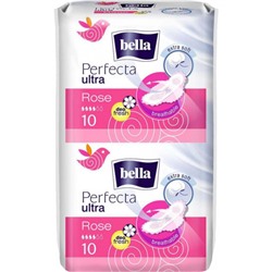Гигиенические прокладки Bella Perfecta Ultra Rose Deo Fresh (Белла Перфекта Ультра Роз Део Фреш), супертонкие, 4 капли, 20 шт