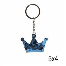 Брелок "Корона", микс 3 цвета, 6,5*5см 650-445