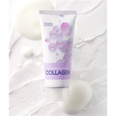 TENZERO / Пенка для умывания Balancing Foam Cleanser Collagen 100 мл.