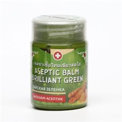 Binturong Тайская зелёнка Aseptic Brilliant Green с экст.Куркумы, пластик (Б-50г).12