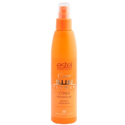 CRS200/ST3 Спрей CUREX SUN FLOWER для волос - увлажнение, защита от UV-лучей, 200 мл