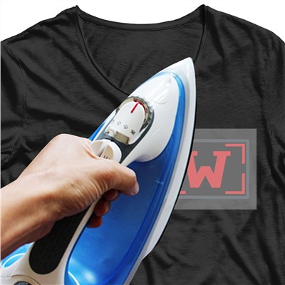 Надежная наклейка-термотрансфер на футболку "W", - символ группы Вагнера  (5,7x8,5 см) №94