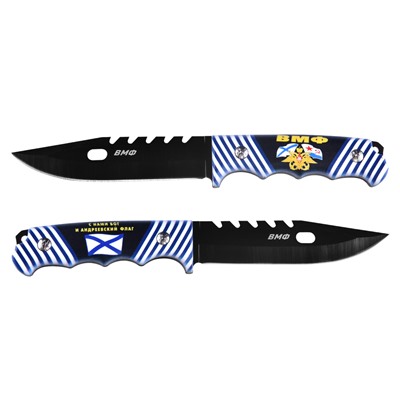 Надёжный нож с символикой ВМФ, №1819