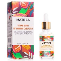 MATBEA cosmetics Витаминная сыворотка с ниацинамидом 5%, 30 мл