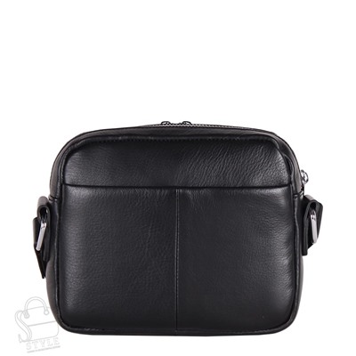 Сумка мужская кожаная 802-1BSH black Heanbag в Новосибирске