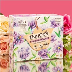 Чай черный и зеленый TeaJoy`S "Весенний букет" пакетированный, 50*2 г