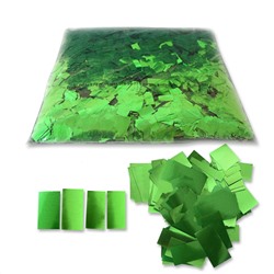 Конфетти металлизированное 10 х 20 мм (зеленое)