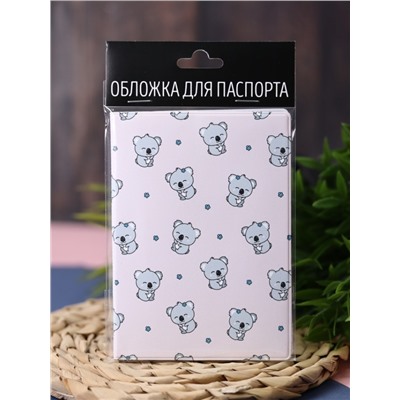 ОБЛОЖКА ДЛЯ ПАСПОРТА Cute Koala, плотность 560 мкм