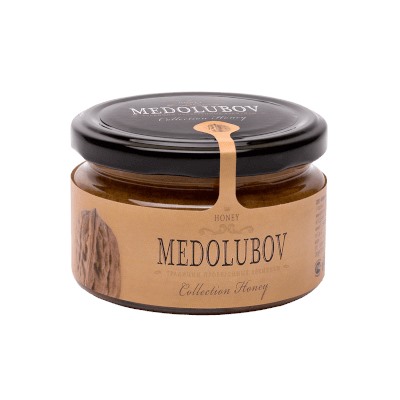 Крем-мёд Медолюбов с грецким орехом