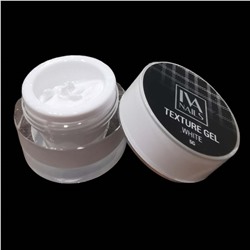 IVA Nails, Фактурная гель краска Texture Gel (белая), 5г