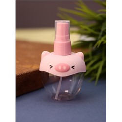 Дорожная бутылочка "Pretty pig", pink (70 ml)
