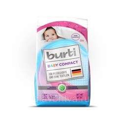 Порошок стиральный концентрат для детского белья Burti Baby Compact, 900г