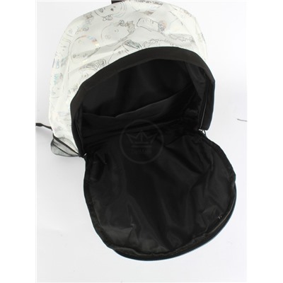 Рюкзак жен текстиль MC-293,  1отд,  3внеш,  3внут/карм. белый 256330