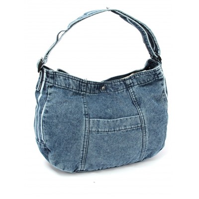 Сумка женская текстиль JN-8185,  1отд,  плечевой ремень,  синий jeans 261790