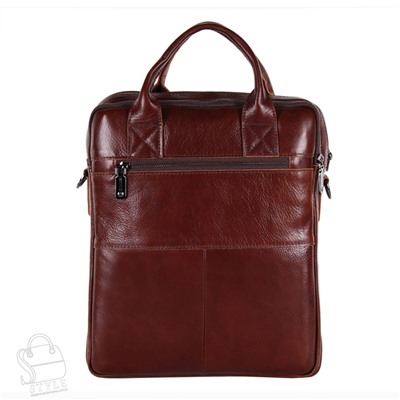 Портфель мужской кожаный 3887Z brown Zinimsk